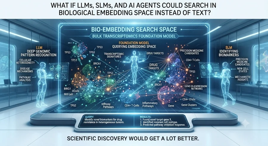 Bulk Transcriptomics Foundation Model — bio-embedding search space