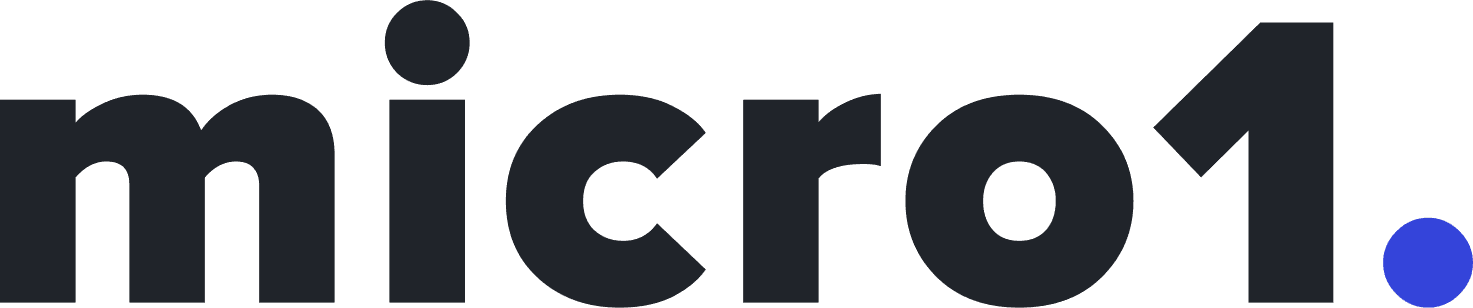 Micro 1's logo Micro 1's logo